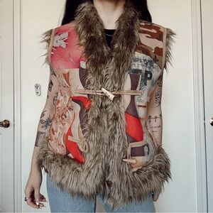 Weavz Faux Fur Y2K Vest